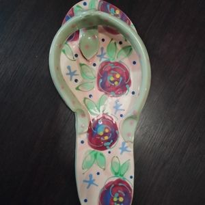 ceramic sandel flowers details hanging different colors